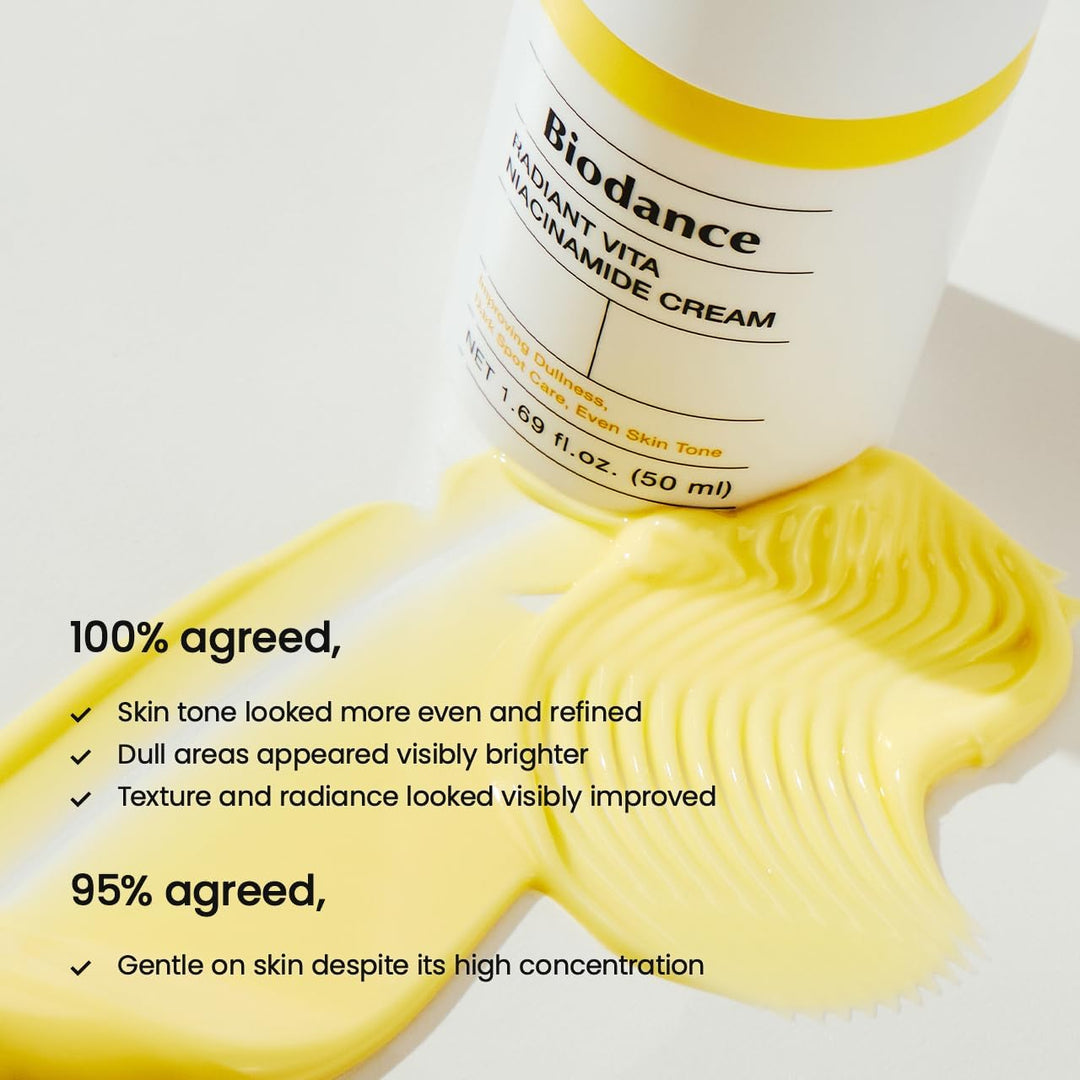 BIODANCE Radiant Vita Crema de niacinamida, iluminadora, corrección...