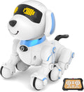 Dwi Dowellin Perro Robot para Niños de 8-12, Perros Robóticos Inteligentes con Control Remoto Mascota Cachorro Juguete Robótico, Juguetes Interactivos de Tocar Caminar y Hablar para Niños y Niñas