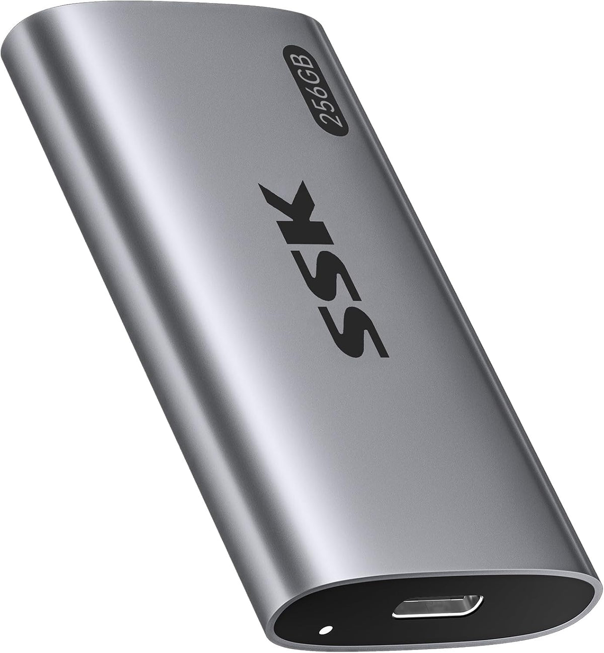 SSK Disco duro externo SSD de 256 GB, SSD portátil de hasta 550 MB\...