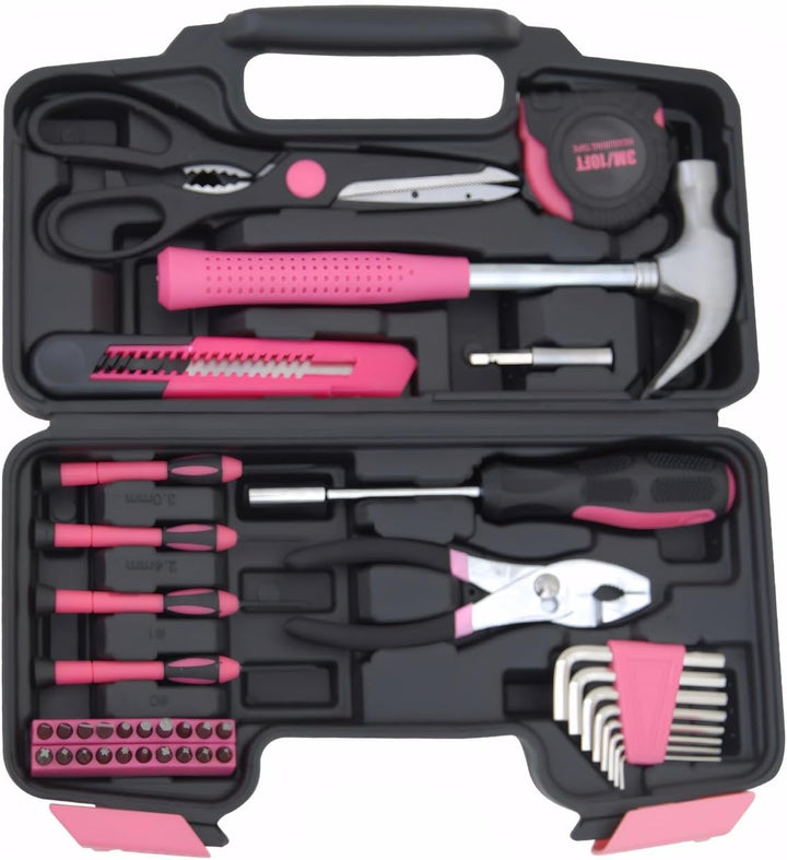 Hantinstom Kit de herramientas para el hogar de 39 piezas, juego es...