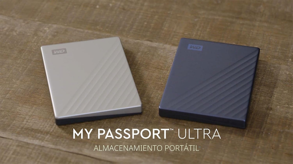 WD 6TB My Passport Ultra Blue, Disco duro externo portátil, softwar...