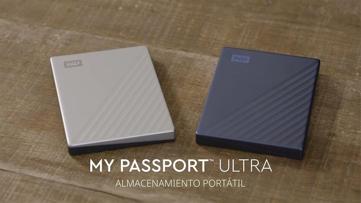 WD 6TB My Passport Ultra Blue, Disco duro externo portátil, softwar...