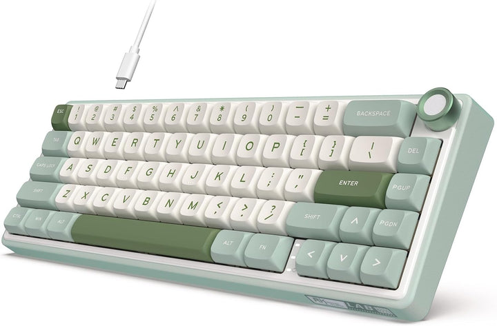 RK ROYAL KLUDGE R65 Teclado Mecánico con Cable, Teclado Gaming 60%...