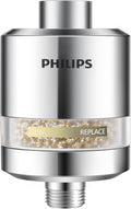 Philips Filtro de ducha, ventana visible y cartucho de filtro transparente
