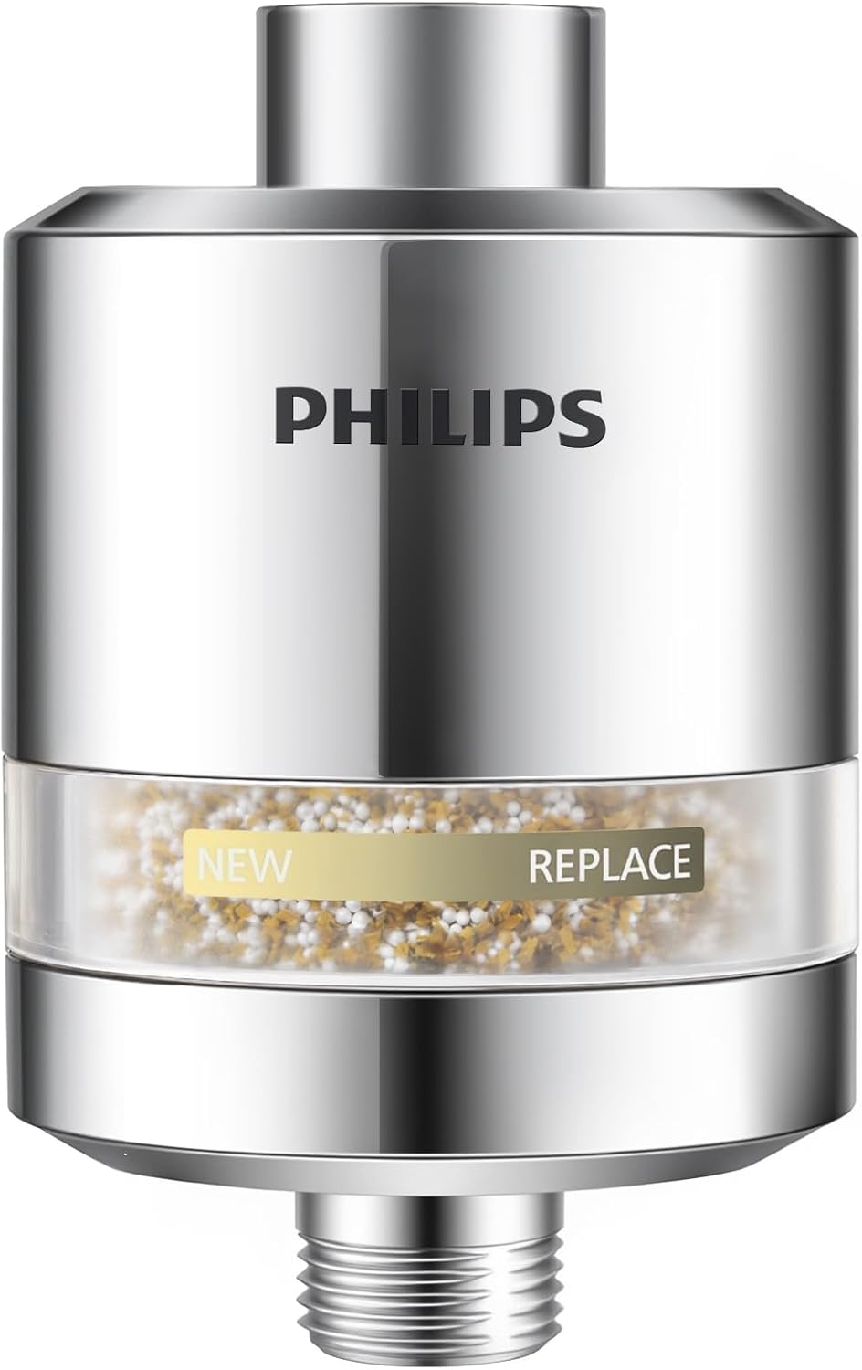 Philips Filtro de ducha, ventana visible y cartucho de filtro transparente