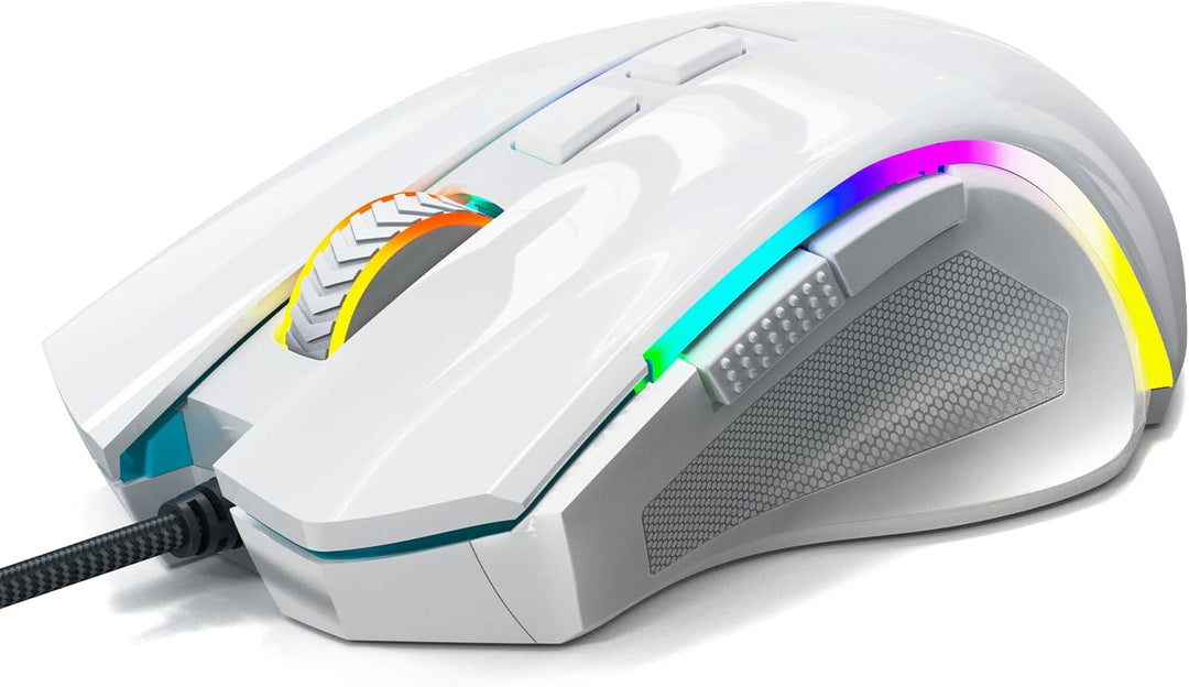 Redragon M602 Mouse para juegos, mouse ergonómico RGB para juegos c...