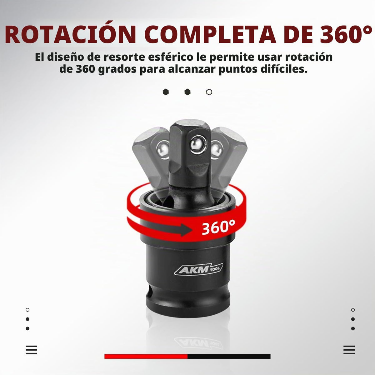 Juego de llaves de impacto magnético de 1/4 pulgada, 28 piezas SAE/métrico, 1/4 pulgada-9/16 pulgada, 5mm-15mm, 6 puntas, Cr-Mo, accionamiento cuadrado, con adaptador de llave de impacto