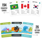 World Game - Fun Geography Board Game - Educational Game para Kids & Adults - Cool Learning Gift Idea para Teenage Boys & Girls, 2-5 Players