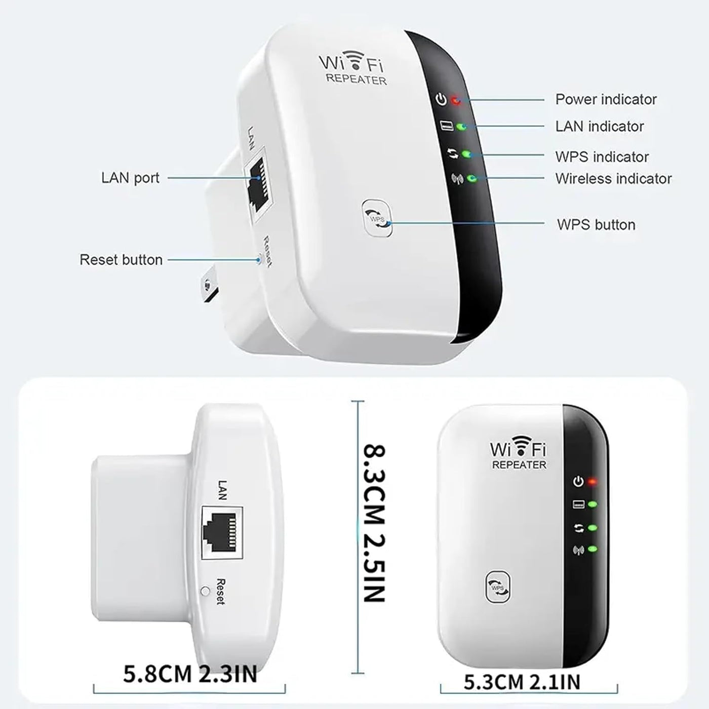 Amplificador de señal WiFi rápido para el hogar repetidor