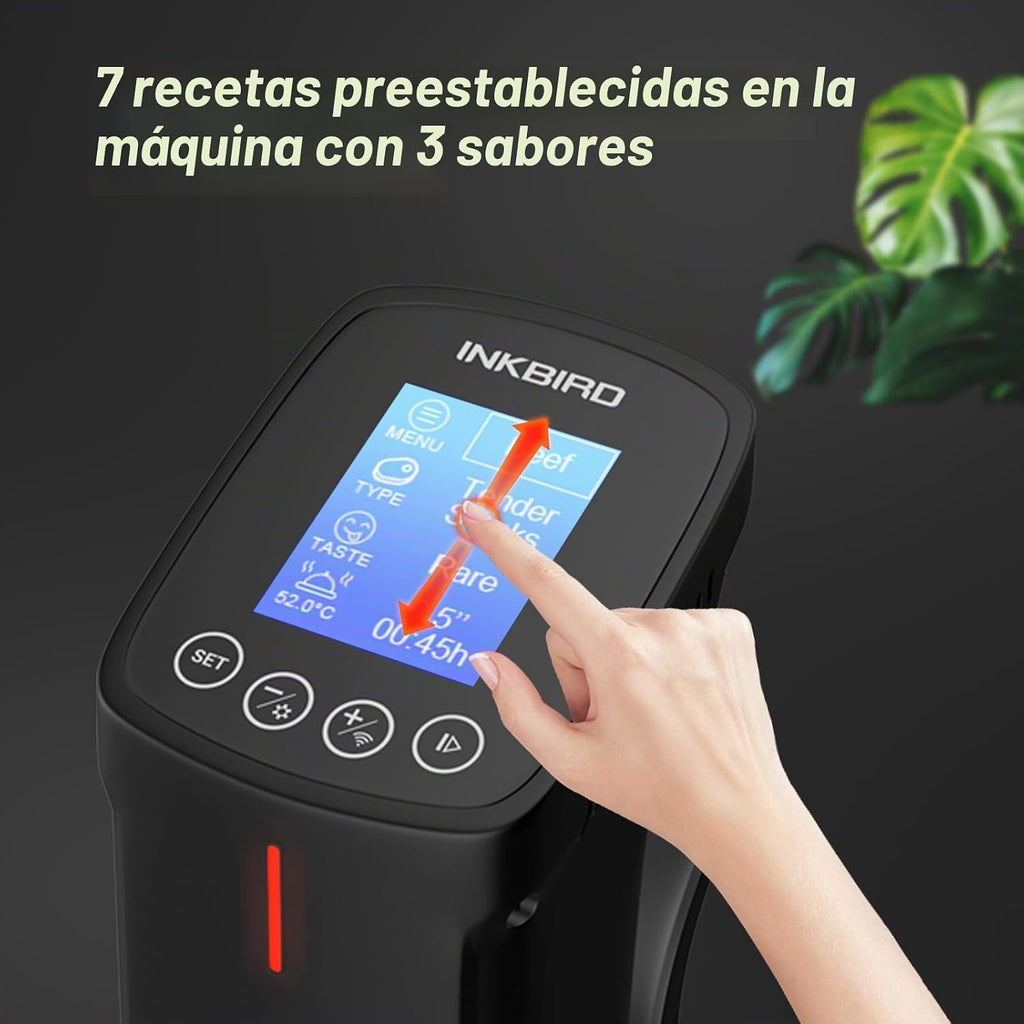NKBIRD WIFI Sous Vide Cooker ISV-100W, 1000 vatios de calentamiento rápido con aplicación gratuita