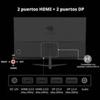 Z-Edge Monitor de juegos de 24.5 pulgadas 300Hz 280Hz 240Hz, UG25S...