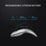Ratón inalámbrico Bluetooth de arco plegable para viajes, modelo du...
