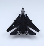 Grumman F-14 Tomcat VX-4 Modelo fundido a presión – 1/100 US Navy Fighter Jet, modelo de exhibición de metal preconstruido con soporte, regalo coleccionable para fanáticos de la aviación militar