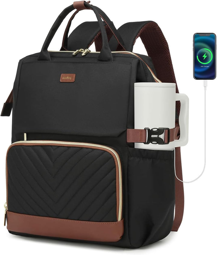 VANKANY Bolsa de libros para mujer, mochila para laptop, bolsas de...