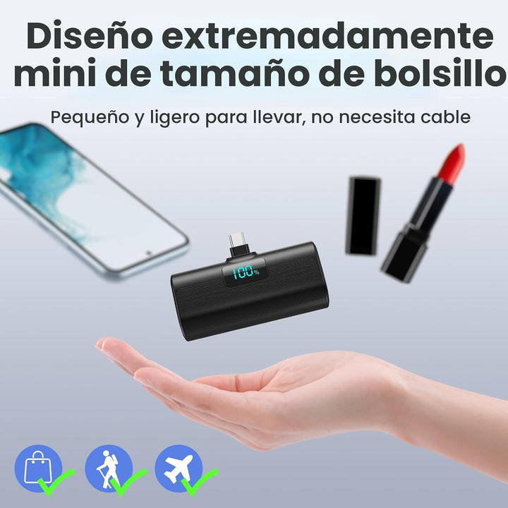 [Paquete de 2] Cargador Portátil para iPhone Serie 17\/16\/15, Banc...
