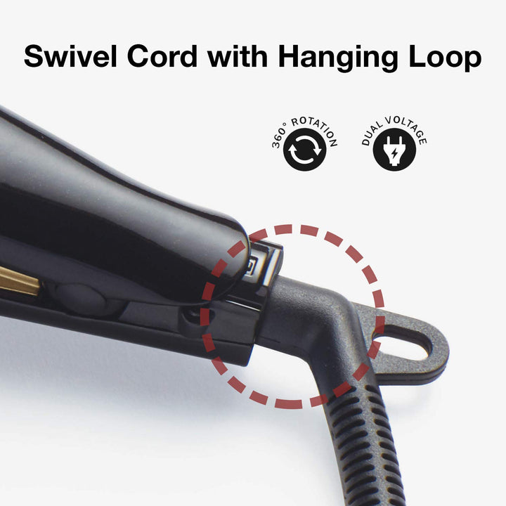 Olivia Garden Ceramic + Ion Pro Flat Iron - Dual Voltage, 11 Temps,...