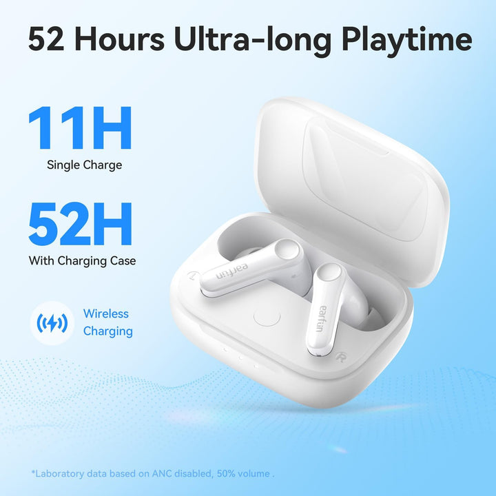 EarFun Air Pro 4 Auriculares inalámbricos híbridos adaptativos con...