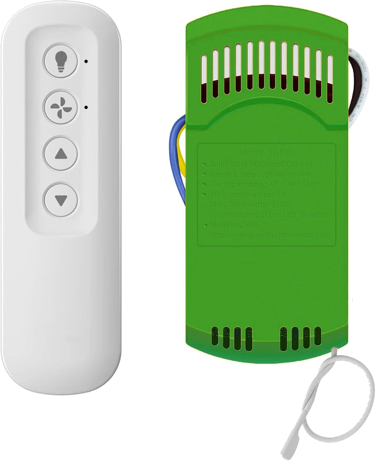 Kit de control remoto para ventilador de techo con receptor, repuesto para Hunter 99770