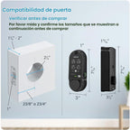 Lockly Vision Cerradura Inteligente con Cámara de Video/Timbre de Audio de 2"