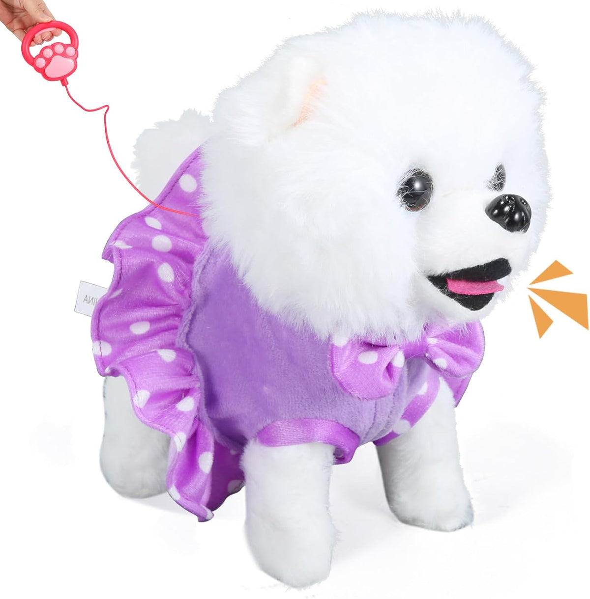 GOBRILLFUN Juguete de perro caminante con control remoto, perro rob...