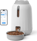 PAPIFEED - Comedero automático para gatos con aplicación, alimentador automático WiFi para gatos, dispensador de comida para gatos de alimentación lenta de 3 litros para alimentos secos, fuente de