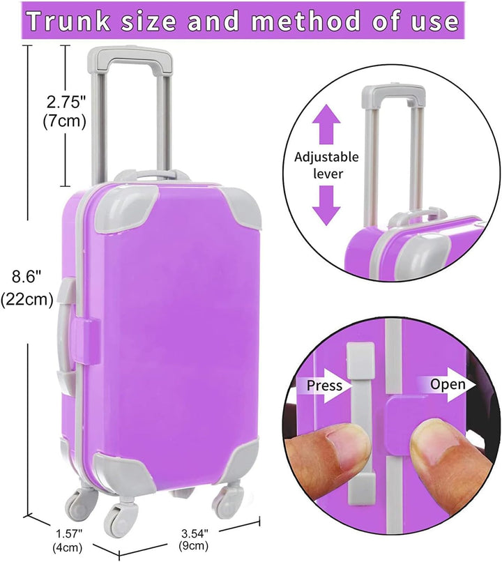 Ropa de muñeca sirena de 18 pulgadas y estuche de accesorios para m...