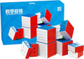 Moyu Meilong - Juego de cubos educativos de 2 x 2, 3 x 3, 4 x 4, 5 x 5, 6 x 6, 7 x 7, cubo moyu, sin calcomanías, paquete de 6 unidades