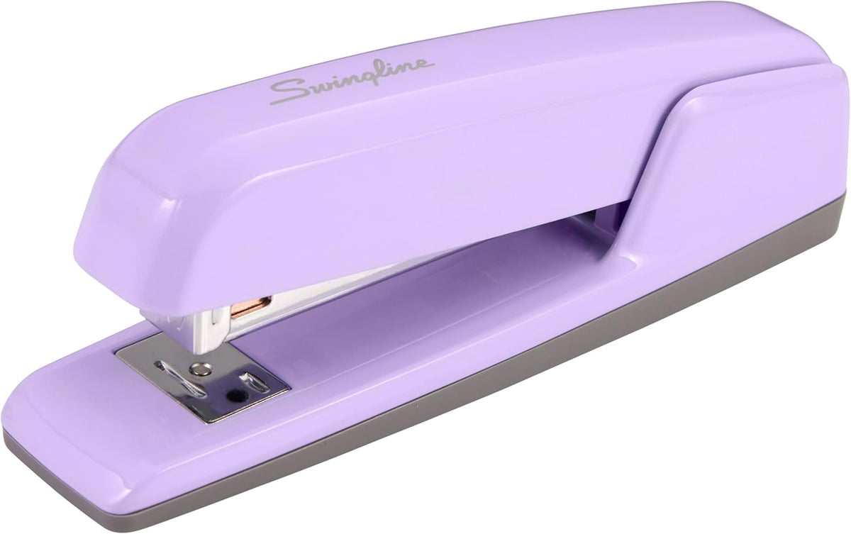 Swingline - Engrapadora con capacidad para 30 hojas, engrapadora 747 de negocios, sin atascos, metálica, lavanda (S7074737)