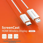 j5create Receptor adaptador de pantalla inalámbrico ScreenCast HDMI