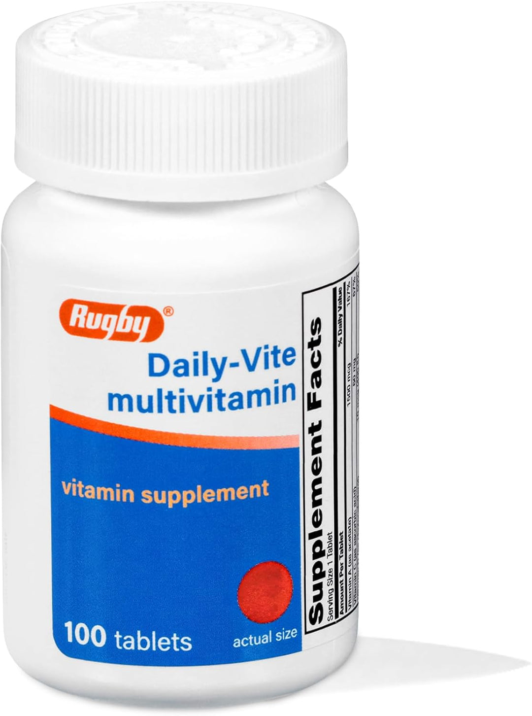 Rugby Daily-Vite Multivitamin - Suplemento vitamínico diario - 100...
