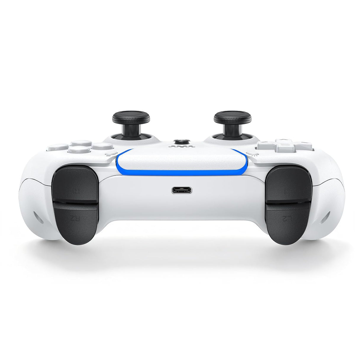 Controlador inalámbrico MOOGOLE compatible con PS5, PC, MAC y móvil - Blanco