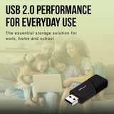 PNY P-FD64GX10ATT03-MP - Unidad flash USB 2.0 (64 GB, 3 unidades, 1...