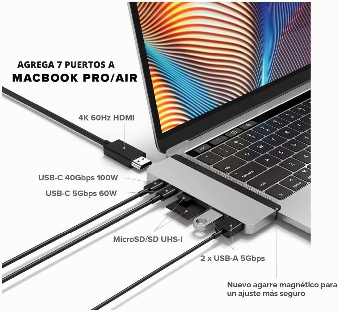Hyper, GN28C-SILVER, hub USB