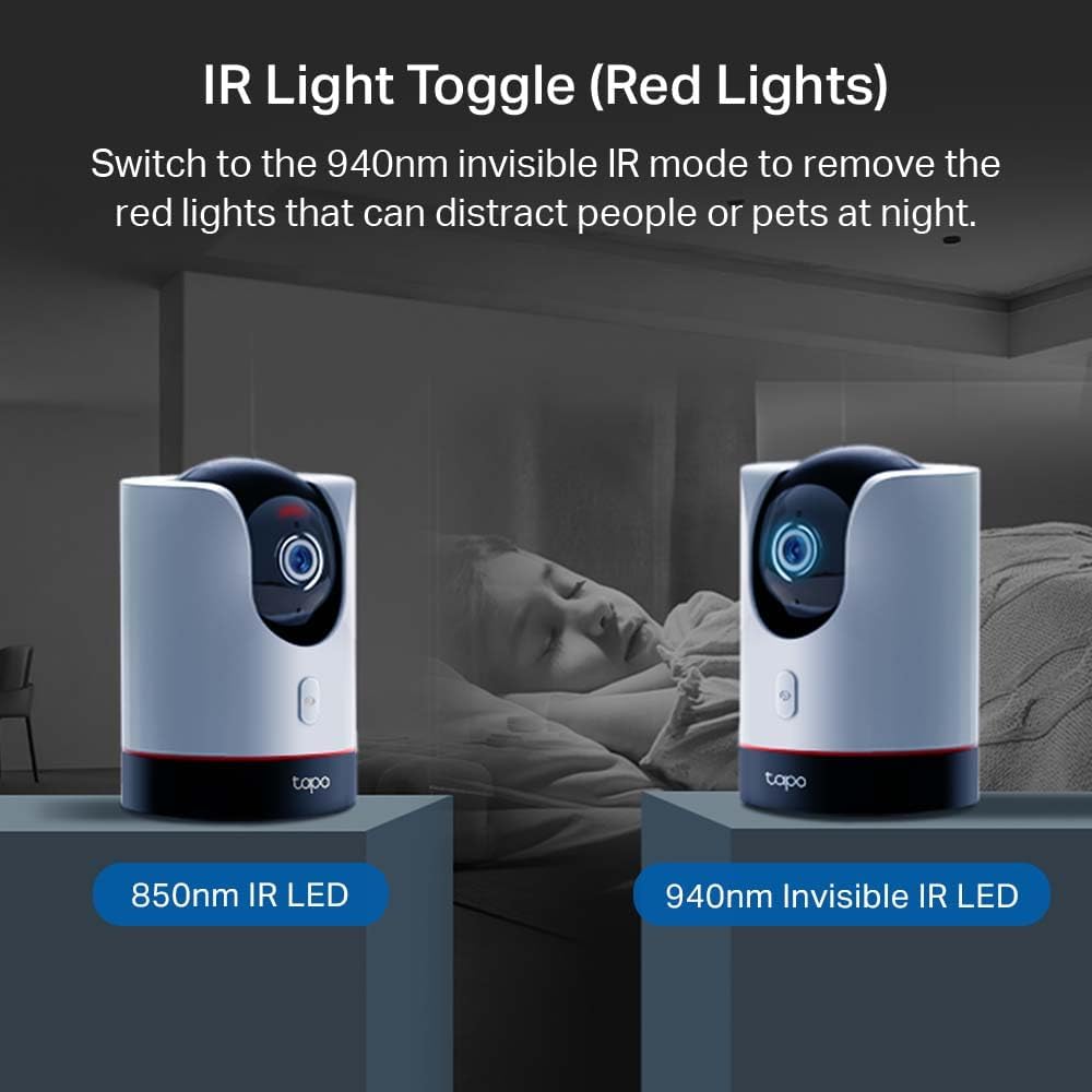 TP-Link Tapo 2K QHD Pan\/Tilt Wi-Fi Cámara | Apple HomeKit | Modo d...