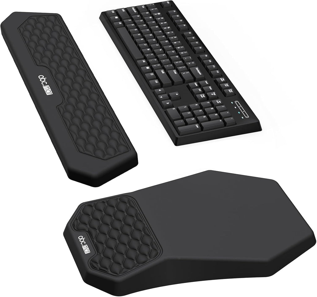 Juego de alfombrilla ergonómica para mouse con reposamuñecas y