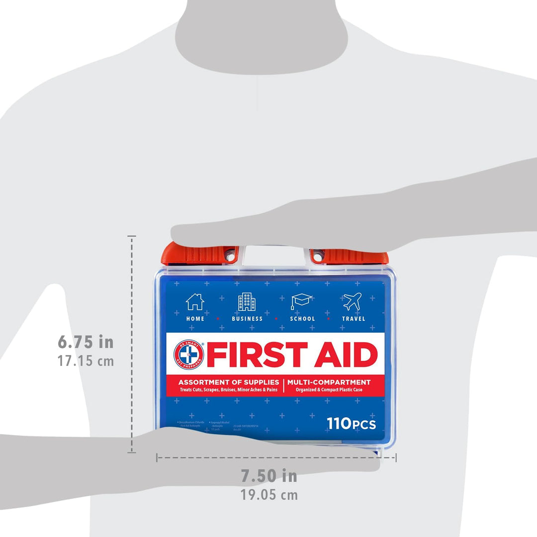 Be Smart Get Prepared Kit de primeros auxilios de 110