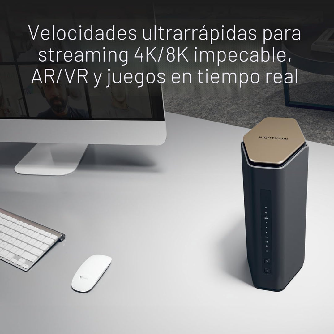 NETGEAR Nighthawk WiFi 7 Router (BE17000) - Solo enrutador, velocid...