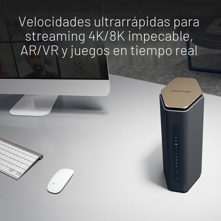 NETGEAR Nighthawk WiFi 7 Router (BE17000) - Solo enrutador, velocid...
