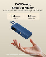Belkin Banco de energía con cargador portátil de 10000 mAh y 45 W c...