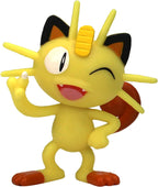 Figura de batalla de Pokémon, paquete de 8 unidades - Seis figuras listas para la batalla de 2 pulgadas y dos figuras de 3 pulgadas, incluyendo Pikachu