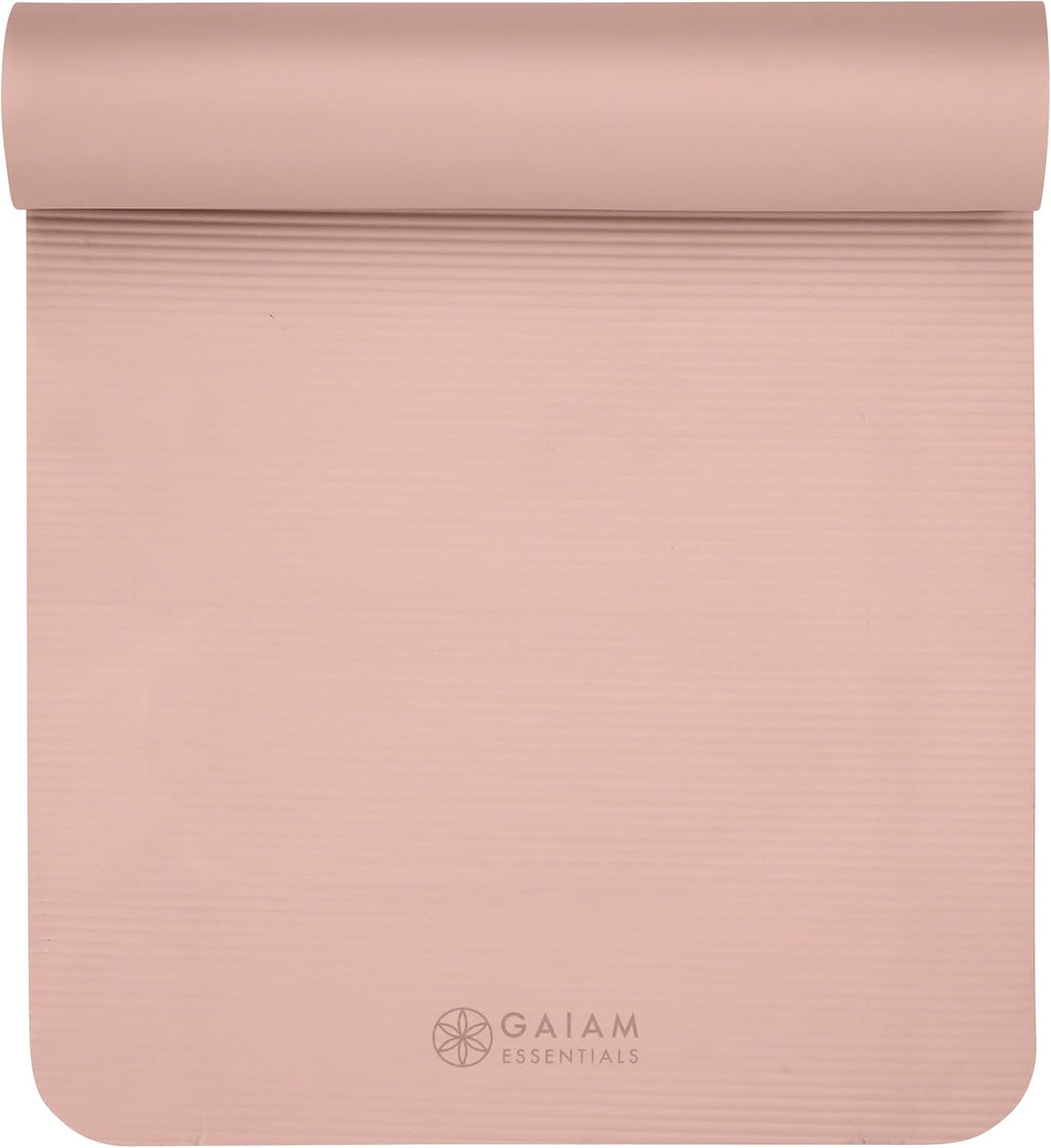 Gaiam Tapete de yoga grueso, esterilla de ejercicio y fitness con correa de