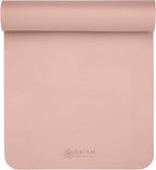 Gaiam Tapete de yoga grueso, esterilla de ejercicio y fitness con correa de