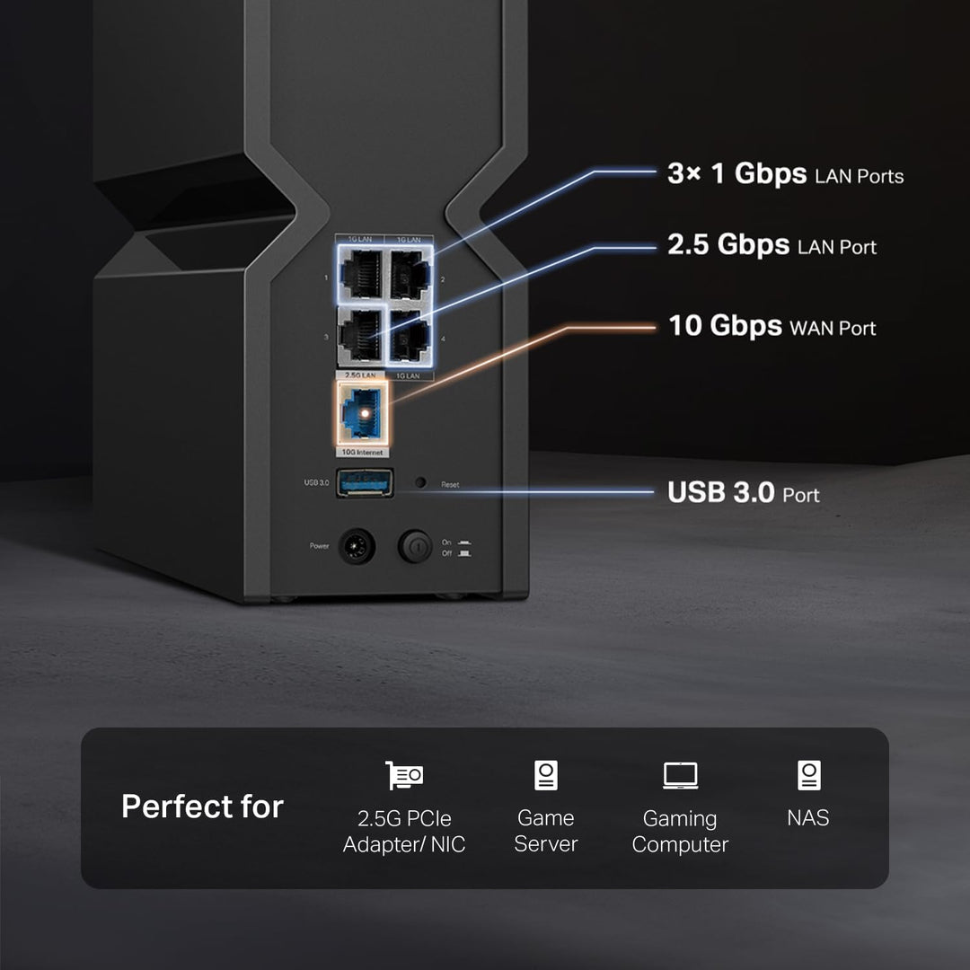 TP-Link Enrutador WiFi 7 de Tres Bandas Archer BE700 BE15000 | 8 Fl...