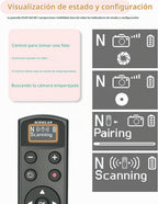 para cámara recargable inalámbrica Nikon con control remoto