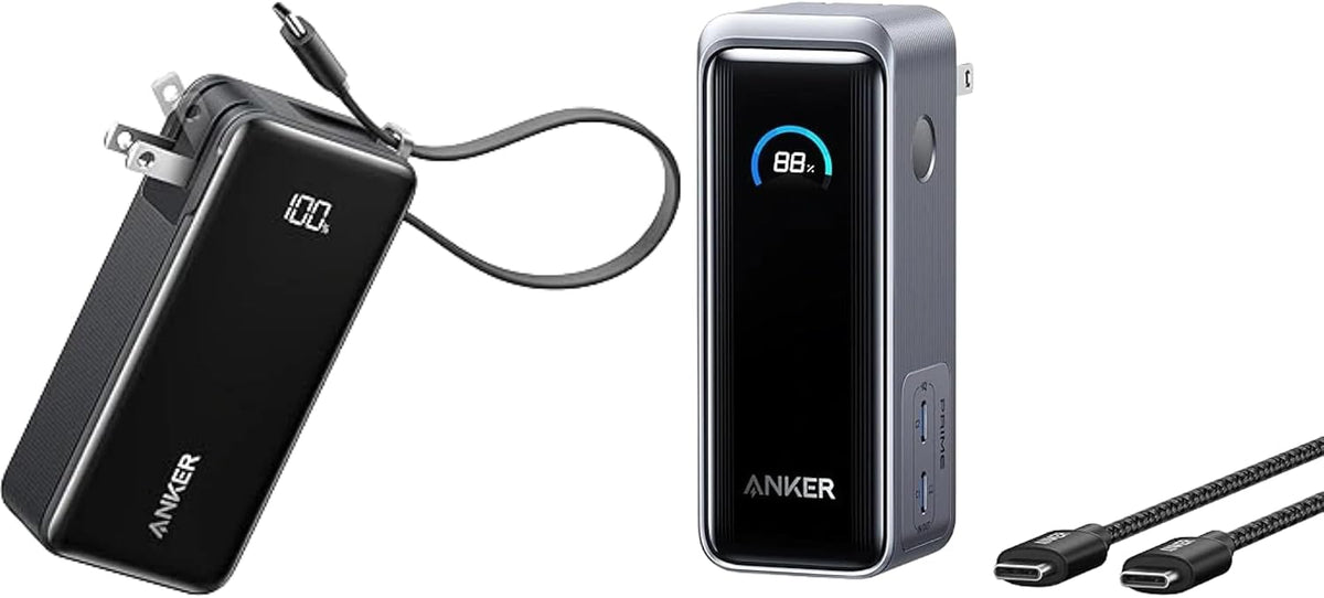 Anker Cargador portátil Nano 3 en 1 para iPhone y banco de energía...