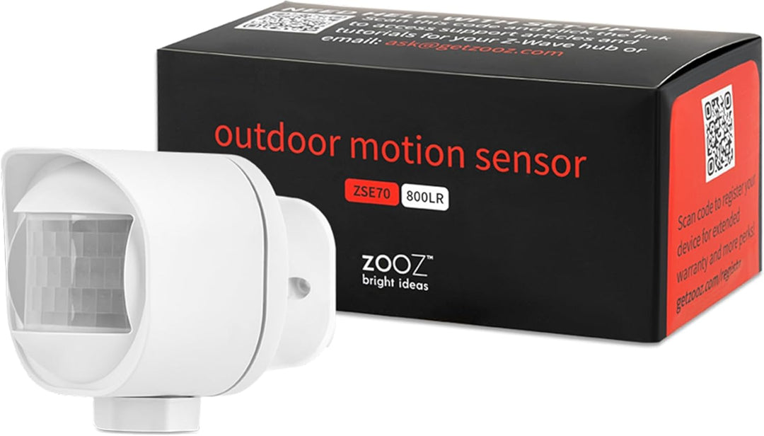 Zooz Sensor de movimiento para exteriores/interiores ZSE70
