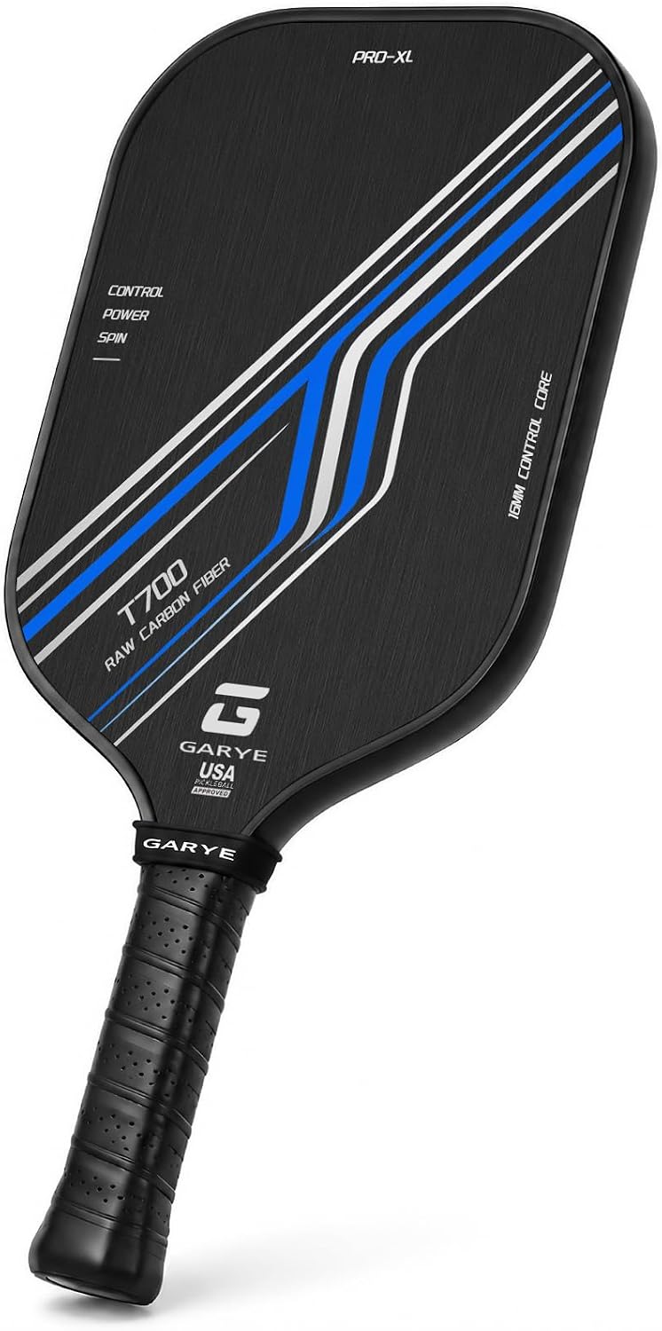 GARYE Paletas de pickleball, raqueta de fibra de carbono cruda T700 con