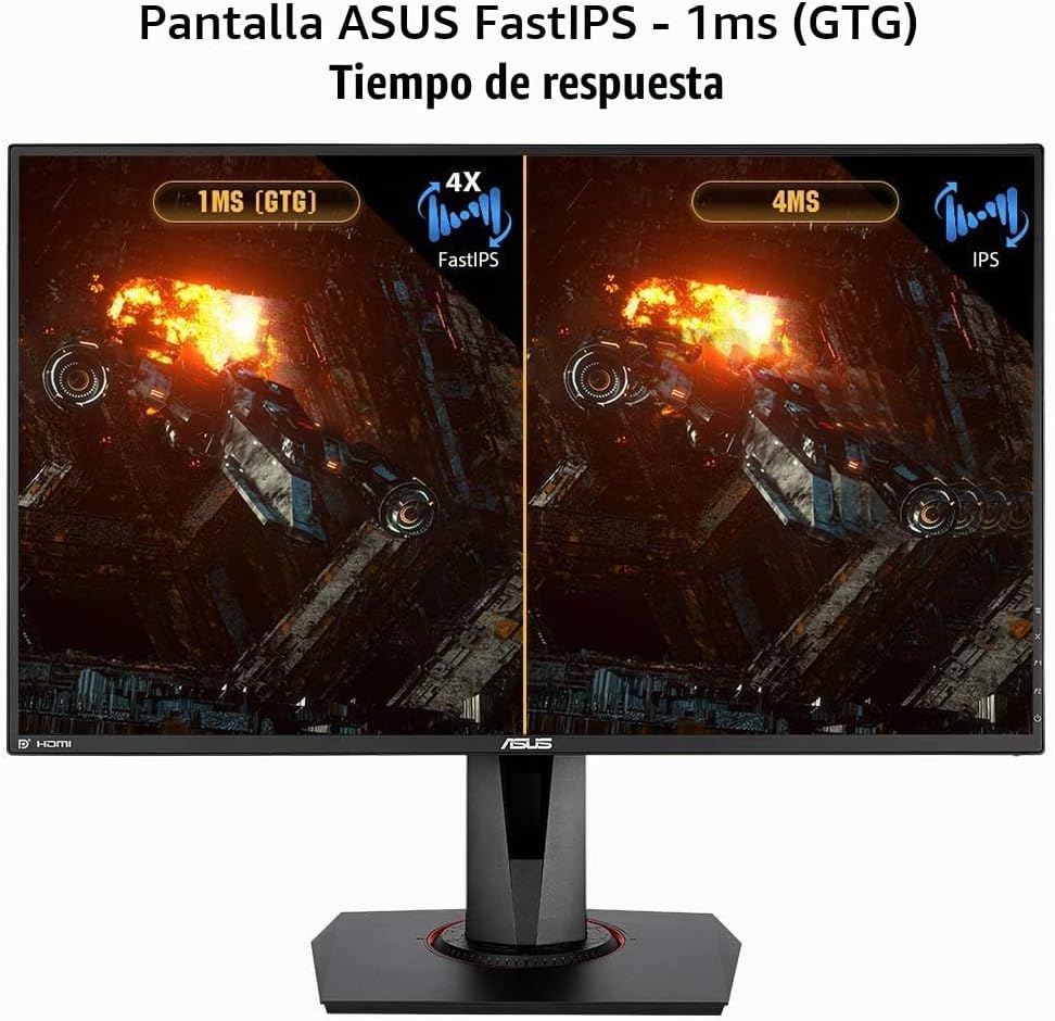 ASUS Monitor de Gaming TUF 144Hz 1ms Eye Sync Care HDMI