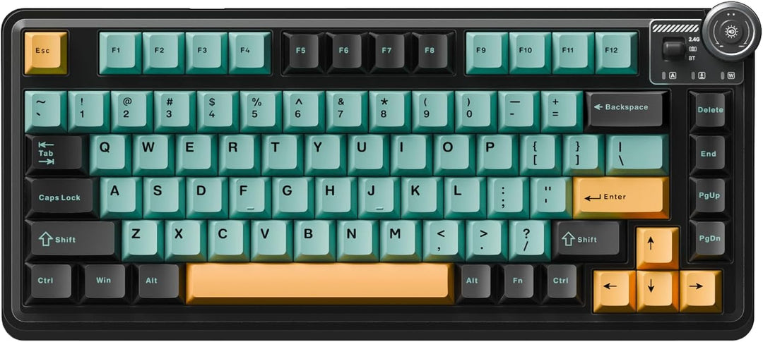 Aula AU75 Teclado mecánico inalámbrico, teclado para juegos con jun...