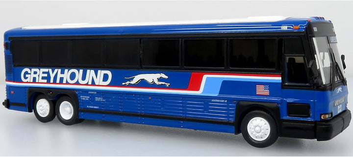 2001 MCI D4000 Autobús Azul con Rayas Vintage Bus  Motor
